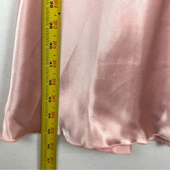 Bebe Cowl Neck Satin like Slip Midi Dress